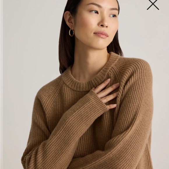 Mongolian Cashmere Fisherman Crewneck Sweater - Picture 6 of 8